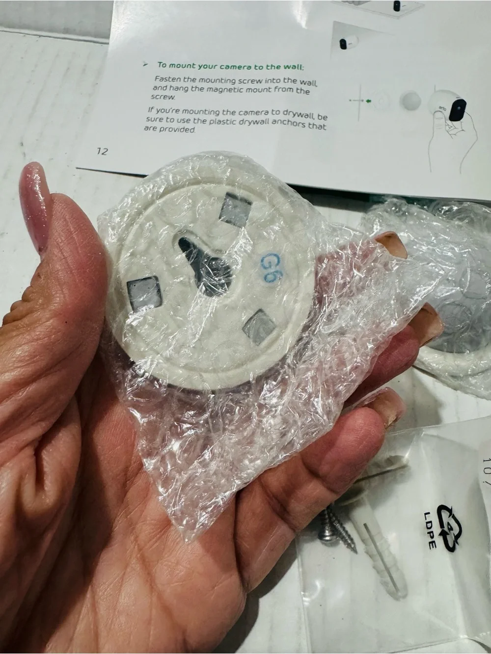 Arlo security camera magnetic wall mounts new